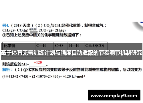 基于体育无氧训练计划与强度自动适配的节奏调节机制研究